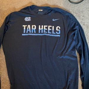 UNC Long-Sleeve Dri-Fit shirt